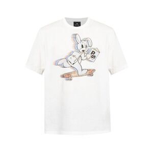 PS PAUL SMITH Paul Smith Men's Graphic T-Shirt Men WHITE T-Shirts